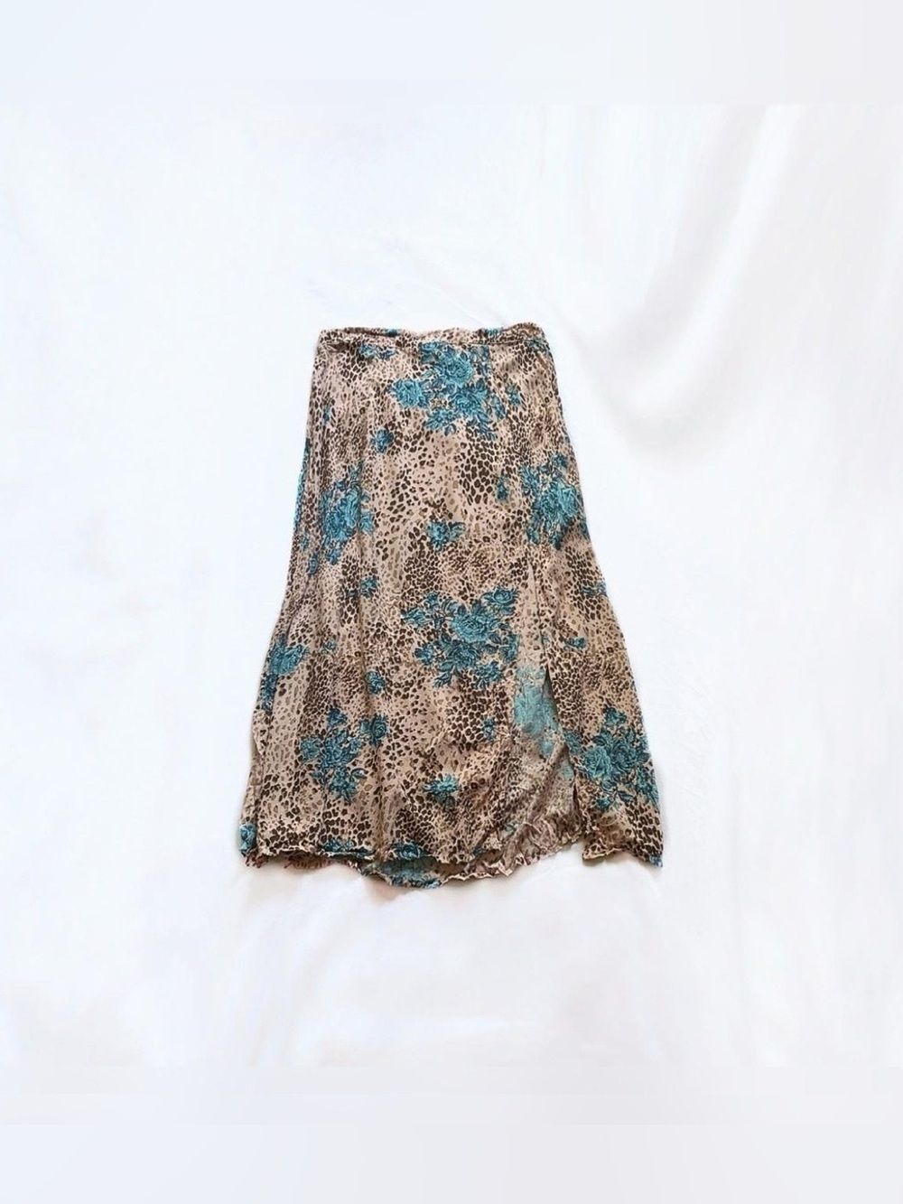 motel ⋆ cheetah floral skirt